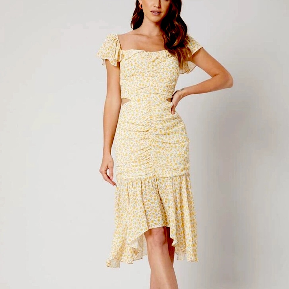 MOTF Silk floral mermaid dress 🆕